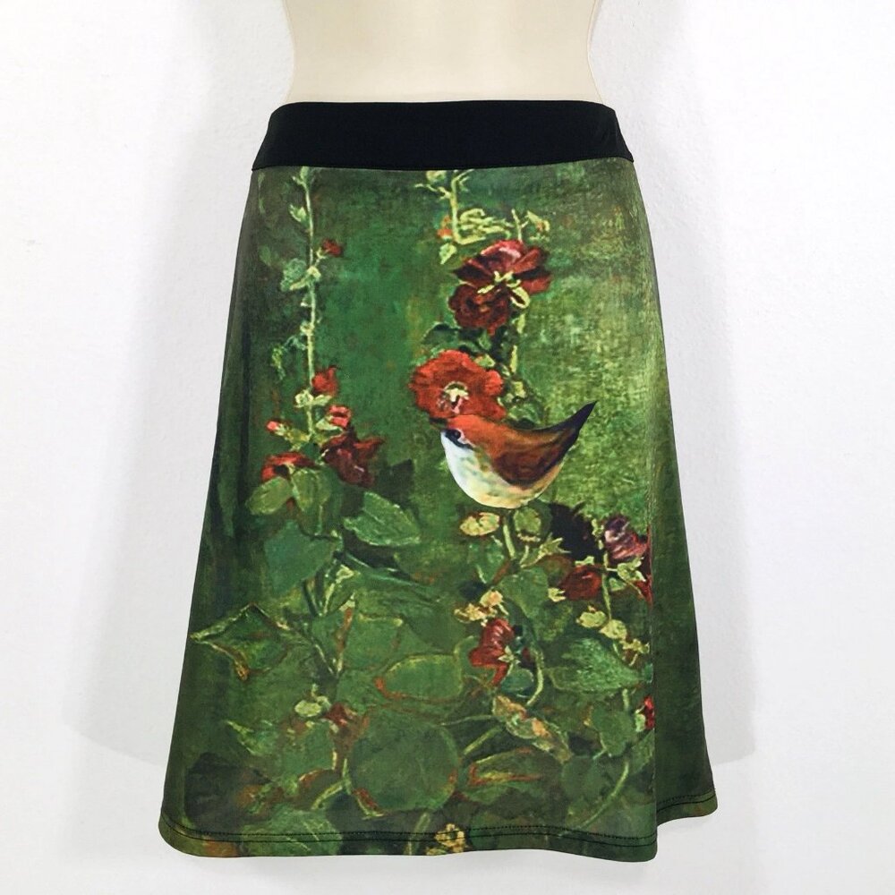 Misslook Lotus Garden Skirt Sz XL Forest Fairy Whimsy Boho